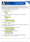 University of Texas, Arlington N4325 Module 2 APA guidelines assignment Test