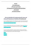 ATI ALL 2022-2023( ATI Cardiovascular,ATI Cancer and Urinary,ATI Respiratory & Fluid Elees ATI Cardiovascular  Latest Update 2023-2024 Guaranteed A+