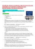 FULL TESTBANK- WONG’S NURSING CARE OF INFANTS AND CHILDREN 12TH EDITION COMPLETE NEW HOCKENBERRY TESTBANK-2023/2024