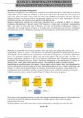 ECON 213 HOSPITALITY OPERATIONS MANAGEMENT REVISION UPDATE 2023.