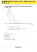 Test Bank For Microeconomics, 22nd Edition  by McConnell All Chapters 