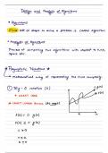 Summary Notes for Design and Analysis of Algorithms