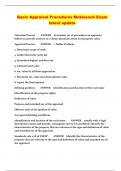 Basic Appraisal Procedures Mckissock Exam latest update