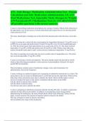 ATI - Safe Dosage, Medication Administration Test - Dosage Calculation and Safe Medication Administration 3.0, ATI: Oral Medications Test, Injectable Meds, Dosages by Weight, ATI Parenteral (IV) Medications Test (A+ GUARANTEED) All possible questions with