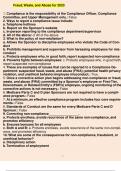 Fraud, Waste, and Abuse for 2023 1. Compliance is the responsibility of the Compliance Officer, Compliance Committee, and Upper Management only.: False 2. Ways to report a compliance issue include: a. Telephone hotlines b. Report on the Sponsor's websi