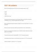 RCP 160 midterm 70 Questions and answers