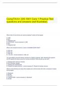  CompTIA A+ 220-1001 Core 1 Practice Test questions and answers well illustrated.