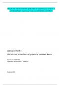 MECH 375 - lab experiment 1vibration of a continuous system- a cantilever beam mechanical vibrations CONCORDIA UNIVERSITY 