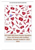 GCU A&P HESI / 2022-2023 Med-Surg HESI & EXIT HESI Exam Bundle Pack. 