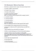 COMPILED UNE MEDICAL BIOCHEMISTRY/UNE BIOCHEMISTRY/UNE CHEM 1005 EXAM PACKAGE DEAL