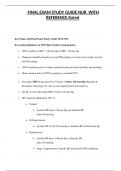 Key Points and Final Exam Study Guide NUR 5334 Key points/guidelines on HTN/Heart Failure management: •	HTN is define as SBP > 140 mm Hg or DBP > 90 mm Hg. •	Diagnosis should be based on several BP readings over one to two weeks, not just one BP rea