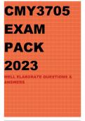 CMY3705 EXAM PACK 2023