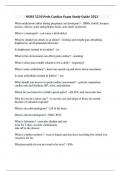 NURS 3230 Peds Cardiac Exam Study Guide 2023