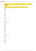 Nih stroke scale all test groups a f patients 1 6 answer key updated