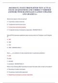 2023/2024 FL STATE FIREFIGHTER TEST ACTUAL EXAM 110 QUESTIONS AND CORRECT VERIFIED ANSWERS WITH RATIONALES /LATEST UPDATED AND GRADED A+