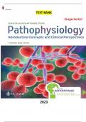 Test Bank for Davis Advantage for Pathophysiology-Introductory Concepts and Clinical Perspectives 3rd Edition by Theresa Capriotti - Complete Elaborated and Latest Test Bank. ALL Chapters(1-46) included and Updated