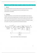 MECH 371 Lab #1 Main Body complete solution Concordia University