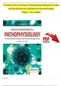 Test bank for Davis Advantage for Pathophysiology Introductory Concepts and Clinical Perspectives 2nd Edition by Theresa M Capriotti, Chapters 1 - 46 | Complete