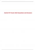 Davita PCT Exam 2023 Questions and Answers