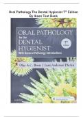 Oral Pathology The Dental Hygienist 7th Edition By Ibsen Test Bank | Q&A Explained (Scored A+) |Updated 2023