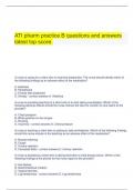 ATI pharm practice B questions and answers latest top score.