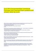 GLG 0010 Governmentwide Commercial Purchase Card Overview Exam questions and answers latest top score.