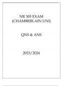 NR 305 ( CHAMBERLAIN UNI ) QNS & ANS 20232024.p