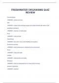 FRESHWATER ORGANISMS QUIZ REVIEW Chondrichthyes ANSWER = sharks and rays Gills ANSWER = organs that exchange oxygen and carbon dioxide with water in fish amphibian fertilization ANSWER = external, in moist areas Aves ANSWER = class of birds Ostechthyes AN