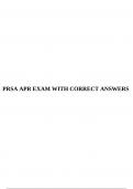 2023/2024 PRSA APR Exam with 100+Questions With 100% Correct Answers, PRSA APR EXAM WITH CORRECT ANSWERS & 2023/2024 PRSA APR Test Questions And Answers (Review again before the test) Rated 100% Correct.