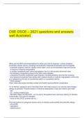 DSE OSCE – 2021 questions and answers well illustrated.