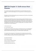 BMTCN Chapter 5 Graft-versus-Host Disease fully solved graded A+