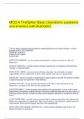    MOD A Firefighter Basic Operations questions and answers well illustrated.