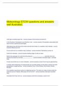  Meteorology STCW questions and answers well illustrated.