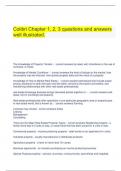    Colibri Chapter 1, 2, 3 questions and answers well illustrated.