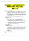 VATI RN COMPREHENSIVE PREDICTOR FOCUSED REVIEW