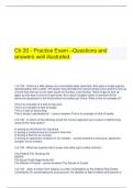  Ch 20 - Practice Exam –Questions and answers well illustrated.