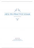 LATEST HESI PN Practice Exam 4 2023-2024