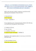 INDIANA AUCTIONEER LICENSURE EXAM LATEST 2023-2024 ACTUAL EXAM QUESTIONS AND CORRECT DETAILED ANSWERS|ALREADY GRADED A   