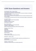 LCDC Exam Questions and Answers