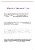 Maternal Newborn Final