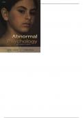 Abnormal Psychology An Integrative Approach 4th Edition by  Barlow - Test Bank