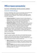 individuals,firms, markets and market failure. (economic methodology) summary AQA.