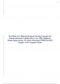 Test Bank For Medical-Surgical Nursing Concepts for Interprofessional Collaborative Care 10th Edition by Donna Ignatavicius, M. Linda Workman 9780323612425 Chapter 1-69 Complete Guide.