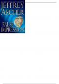 FALSE IMPRESSION By Jeffrey Archer