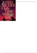 ONLY TIME WILL TELL by JEFFREY ARCHER