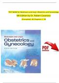 Beckmann and Ling’s Obstetrics and Gynecology, 9th Edition TEST BANK by Dr. Robert Casanova | Verified Chapter's 1 - 50 | Complete Newest Version