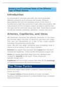 BIOS 255 Week 3 Concepts I The Cardiovascular System- Blood Vessels