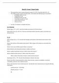 BIOS 255 Week 5 Exam 2 (Weeks 3 and 4) Study Guide