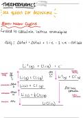 A Level Chemistry Thermodynamics 