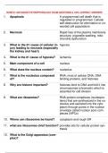 NURS 611ADVANCED PATHOPHYSIOLOGY EXAM QUESTIONS & 100% CORRECT ANSWERS| MARYVILLE UNIVERSITY